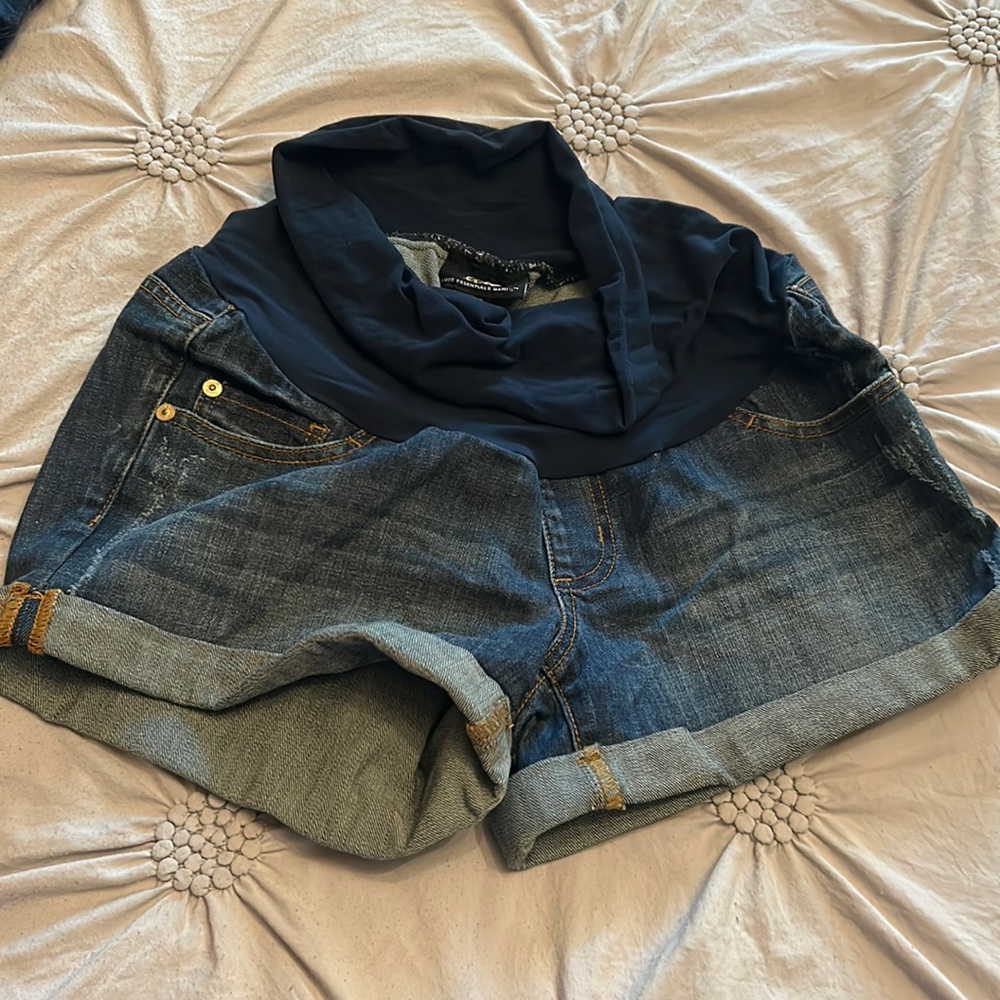 Maternity Jean shorts